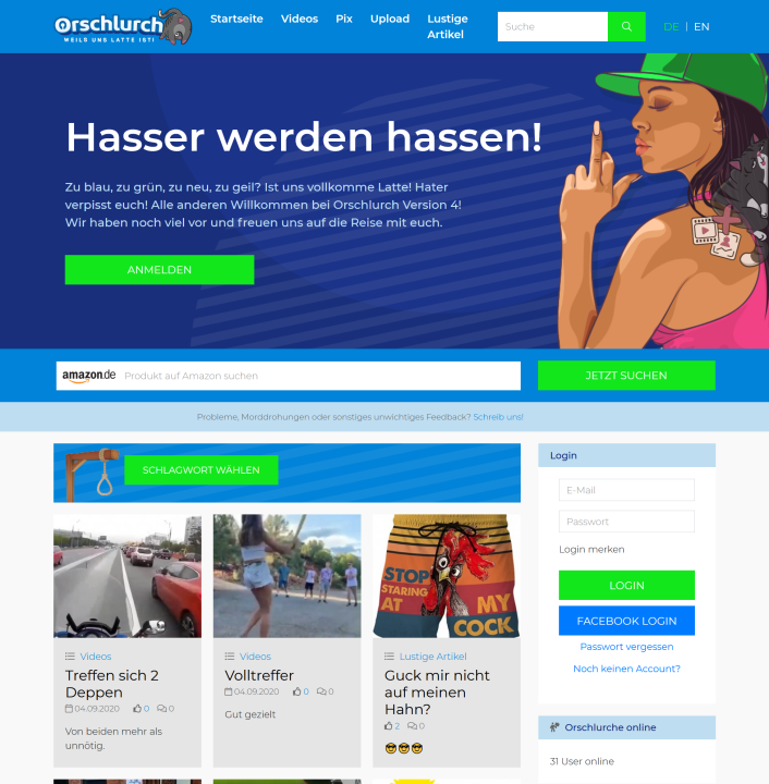 Klick mich und ich werde gross...