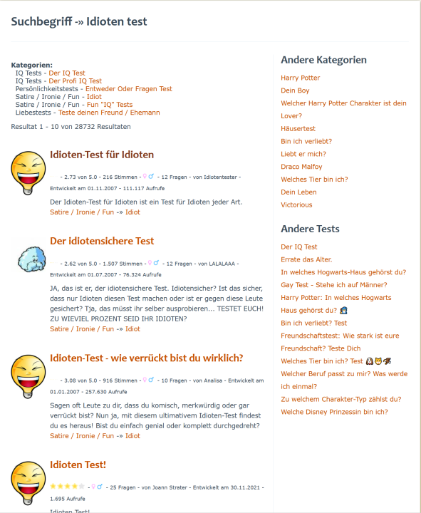 Klick mich und ich werde gross...