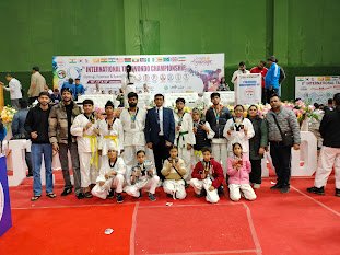 Punjab Players in Indian Team at 8th open International Taekwondo Championship Dehradun Punjab Players with Grandmaster Er. Satpal Singh Rehal Mohali at 8th open International Taekwondo Championship Dehradun