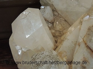 Quarz-Bergkristall - Foto von der Bruderschaft Herzberg
