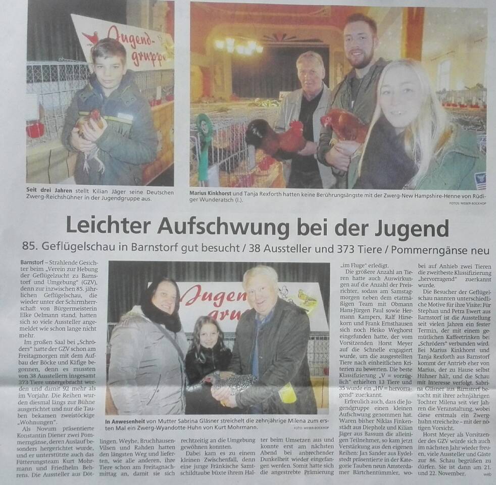 Kreiszeitung vom 26.11.2019