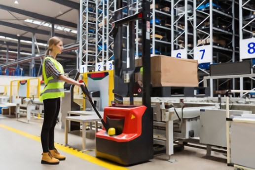 Electric Pallet Stacker - Usage With Care