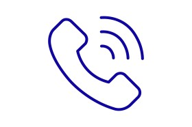 Illustration eines Telefonhörers, mit Wellen für Klingeln Illustration eines Telefonhörers, mit Wellen für Klingeln